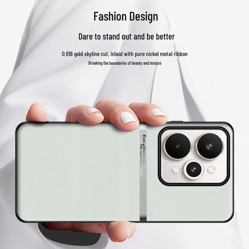 Чехол для телефона Realme 15 Pro H из жидкой кожи - Прочный, Минималистичный, Высококлассный бизнес-дизайн