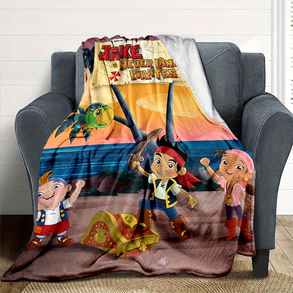 1pc, Jake and the Never Land Pirates Blanket Soft and Cozy Home Decor Gift for Family and Friend| Seasonal Universal