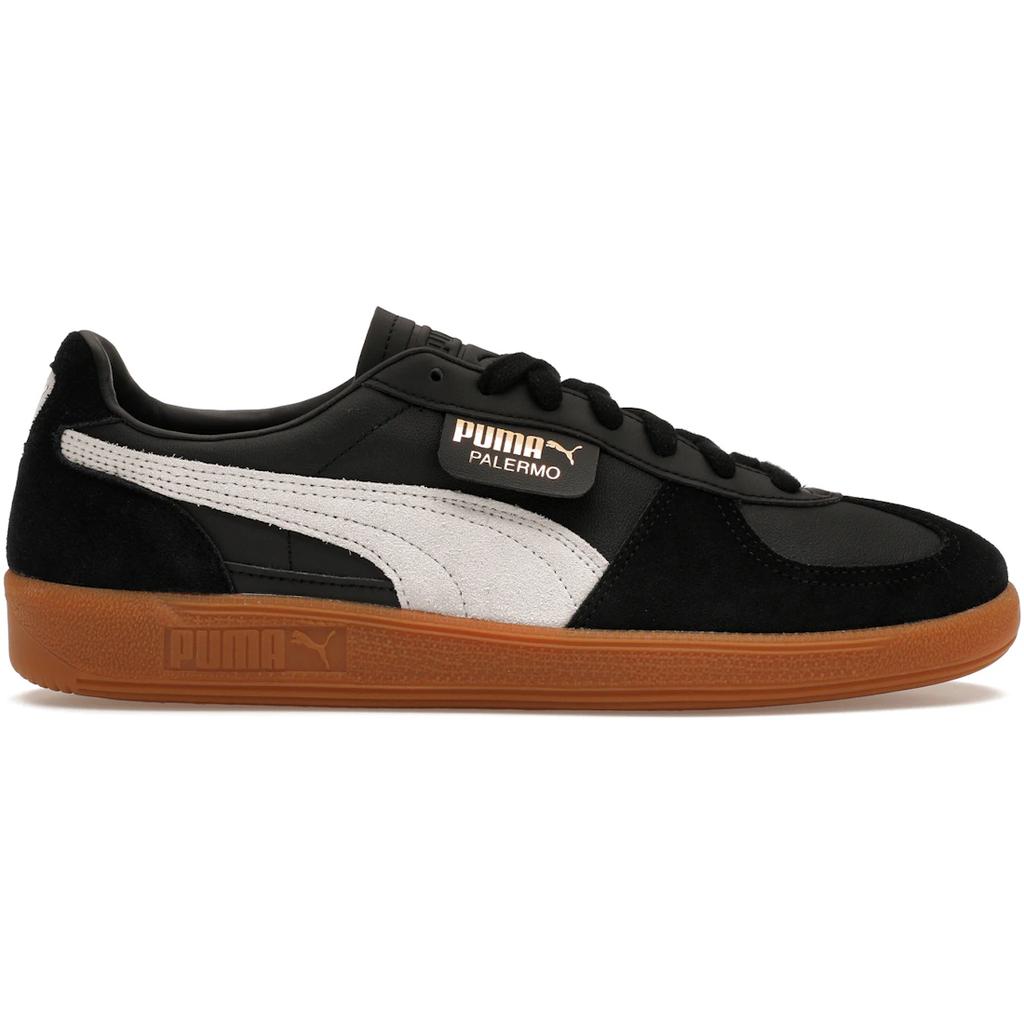 Puma Palermo Leather Black Feather Grey Gum
