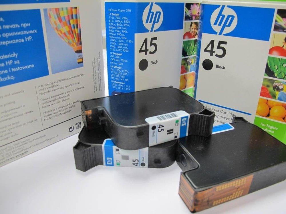 Hp 45 51645Ae Black Ink Cartridge 1 Pc