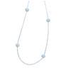 [K3710] - Silver 'Choreography' Silver Necklace - 80 Cm 12 Mm