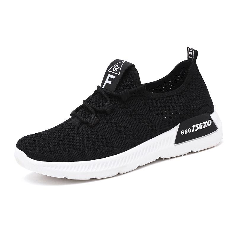 Women's Shoes Sneakers New Casual Shoes Fashion Trend Running Shoes Flying Knitted Sports Shoes Women