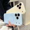 Жидкий мягкий силиконовый магнитный чехол для iPhone 17 16 15 14 13 Pro Max Для Magsafe Глянцевый стеклянный вырез для камеры Матовый акриловый задний чехол