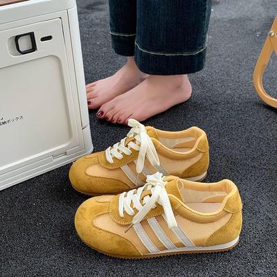 Женская обувь Dexun 2025 новая весенне-летняя женская обувь популярна, универсальна, супер огонь, маленькие белые туфли Форреста Гампа, спортивная и повседневная б