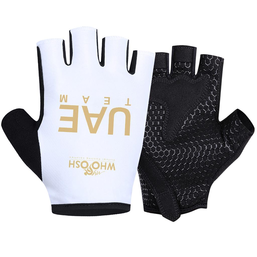 New UAE Cycling Gloves Bike ORBEA RACING Gloves Half Finger MTB Fitness Gloves Running Fitness Riding Bicycle Sports Gloves