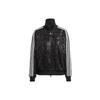 Adidas Originals Trefoil Sparkle Stripe Track Jacket Unisex Jackets Black HM2054