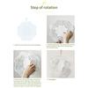 M-Modern-6Pcs Blanks 3D Garden Wind Spinners Sublimation Blanks Double Sided Wind Sculptures