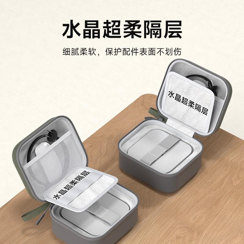 Mac Mini M1 M2 M3 Compatible Hard Shell Carrying Case Portable Protective Bag Desktop Computer Gray