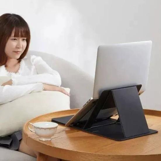 Подставка для ноутбука Компактная складная подставка для компьютера Регулируемая маленькая подставка для ноутбука для домашней спальни