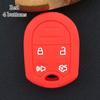 Silicone Silicone Case 4/5 Buttons Car Key Box Accessories Car Key Cover for Ford Car