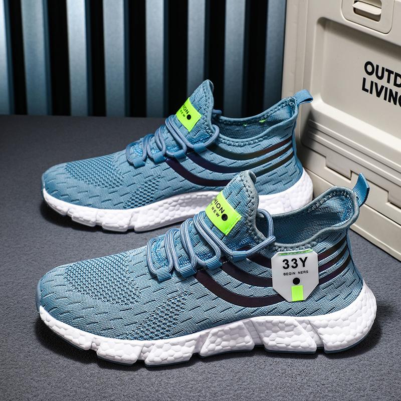 Men's Women's Running Shoes Outdoor Breathable Mesh Sneakers Fashionable Casual Walking Shoes Comfortable Jogging Sports Shoes