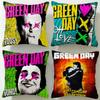 Классическая группа Green Day Наволочка Мягкая и Легко стирающаяся – Универсальная для Дивана, Кровати, Путешествий и Офиса