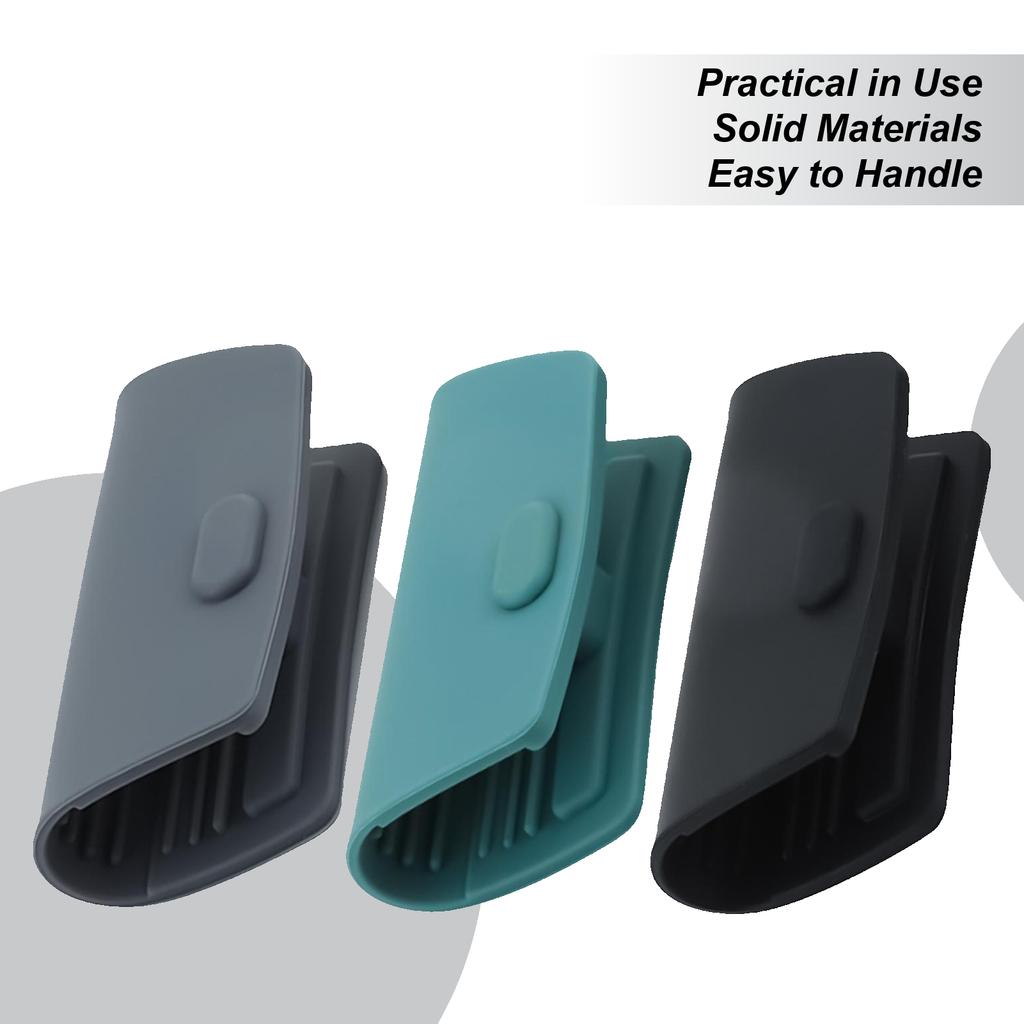 2 шт. Силиконовые ручки Противоскользящие и термостойкие чехлы на ручки кастрюль и сковородок Кухонные принадлежности