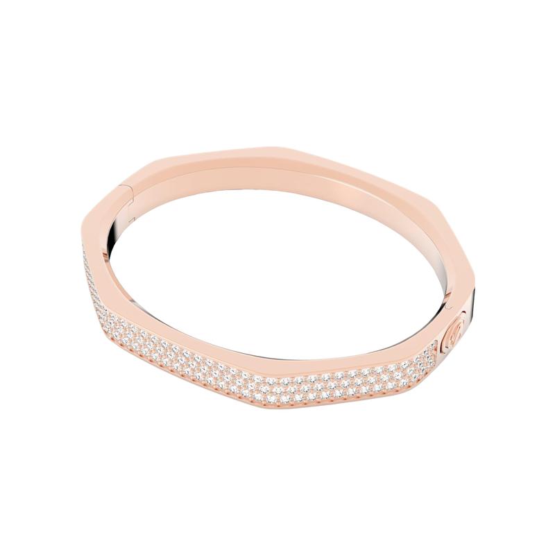 Swarovski Dextera octagonal design fashionable artificial crystal bracelet for women rose gold 5639204