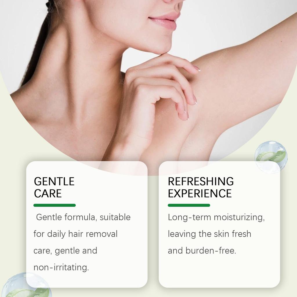 Увлажняющий крем для удаления волос с алоэ, не раздражающий гладкую кожу, крем для удаления волос