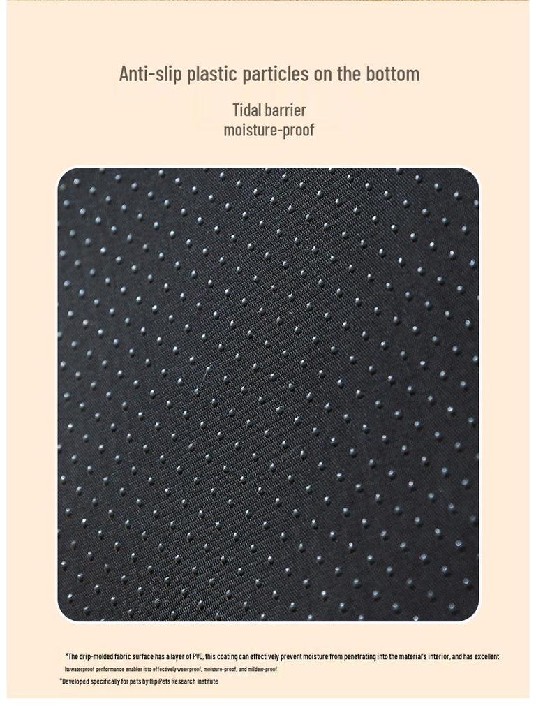 Cozy Autumn/Winter Pet Nest: Warm, Thick, Semi-Enclosed for Cats & Large Dogs