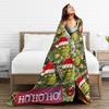 Christmas Shreks Pun Plush Blanket Students  Flannel Throw Blanket For Couch Bed Super Customized Quality Bedspread Gift Idea