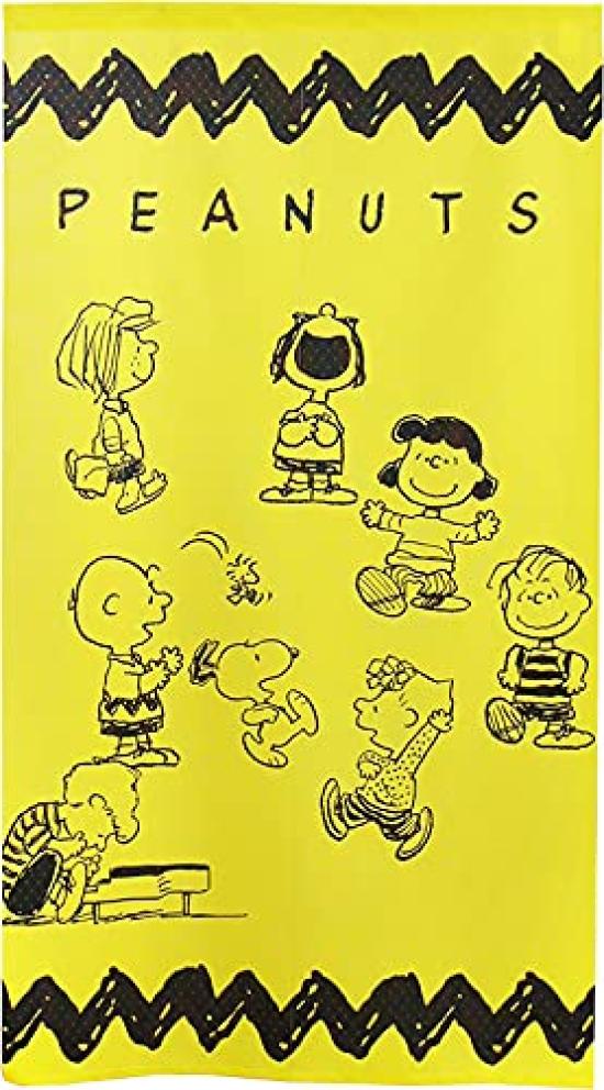 Noren Kobo Snoopy Goods Noren Noren Разделитель комнаты Штора Все Любят СНУПЫ АРАХИС Ширина 85 см Длина 150 см 11216