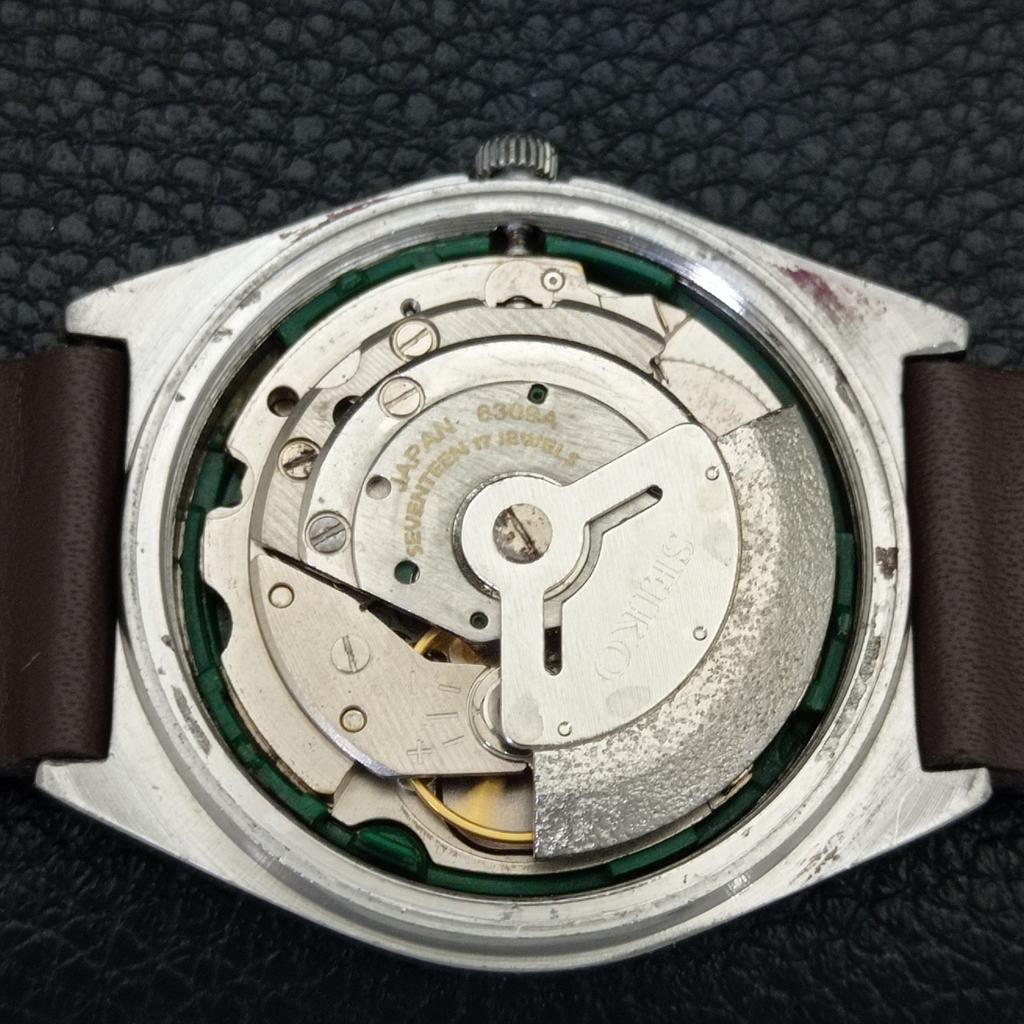 Seiko АВТОМАТИЧЕСКИЕ ВИНТАЖНЫЕ ЯПОНСКИЕ МУЖСКИЕ ЧАСЫ 6309A С КОРИЧНЕВЫМ ЦИФЕРБЛАТОМ a701447-5