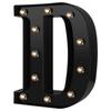 Newly Design Led Letters Lights 26 Alphabet Black Decorative Marquee Lamps for Wedding Party Birthday Home Bar Decoration