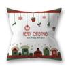 Роскошная мягкая полиэстеровая наволочка для рождественской подушки 'Персиковая кожа' с дизайном Санта-Клауса