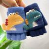 1 Pair of Children's Cute Cartoon Dinosaur Gloves