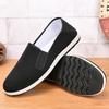 Одна педаль старые пекинские тканевые туфли дышащие, легкие и удобные для среднего возраста, уличные повседневные туфли черные для вождения работы мужские туфли