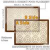 1PC Silicone Baking Mat for Oven, Reusable Non-Stick Heat Resistant Bakeware Sheets with Measurements, for Cookie Pastry
