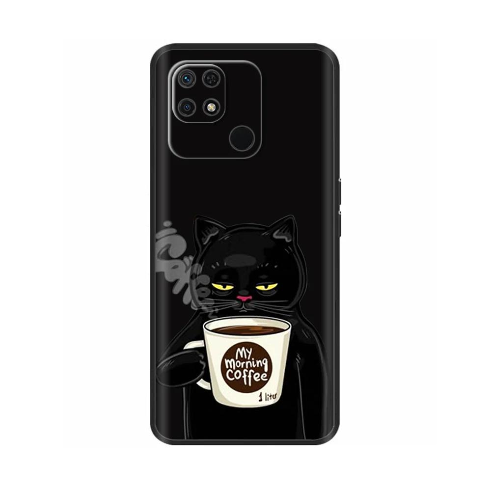 Чехол для Redmi 10C Милый мультяшный Мягкий Жидкий Силиконовый Корпус Телефона Для Xiaomi Redmi 10C Задняя Крышка redmi10C 10 C Чехлы Fundas