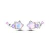 925 Silver Earring Stud For Women Moon Star Cat Design Wedding Party Jewelry Gift Handmade