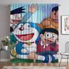 Doraemon Противомоскитные шторы для камер, затемняющие шторы для комнаты, 2-панельные шторы для домашнего интерьера, украшения на Хэллоуин