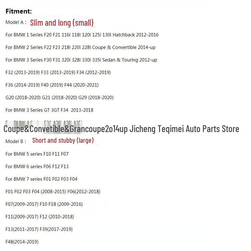 Compatible Grille and Radiator Trim Strips for BMW Series 3-7, X1-5, F20, F25