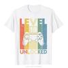 Level 10 Unlocked T-Shirt Funny Video Gamer 10th Birthday Gift Sweatshirt Tops Tees Cotton Men T Shirt Funny Casual Tshirt
