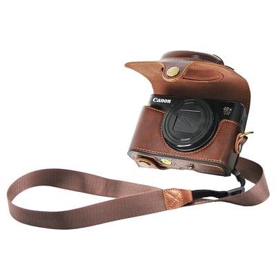Кейс BEADY для камеры Canon PowerShot SX720 SX730 и SX740, Защитная крышка из ПУ-кожи с ремешком на плечо, Цвет: Коричневый HS, HS, HS