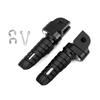 Artudatech Front Footrest Foot Pegs for Honda CB125R CBR250RR CBR1000RR CB600F CB1100/RS/SX Motorcycle Black