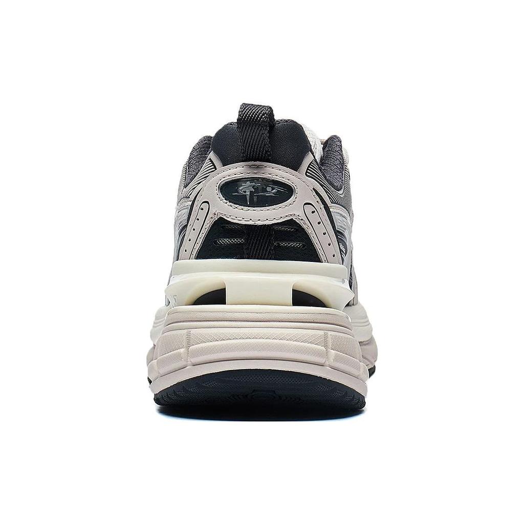 Li Ning Yixing 5 Ткань Синтетическая кожа Нескользящие Износостойкие Низкие Спортивные Повседневные Туфли Женские Кроссовки Черный Серый AGLT026-2