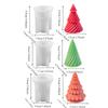Silica Gel Candle Mold Steric Festival DIY Mold Christmas Tree Candle Mold  Candle Making