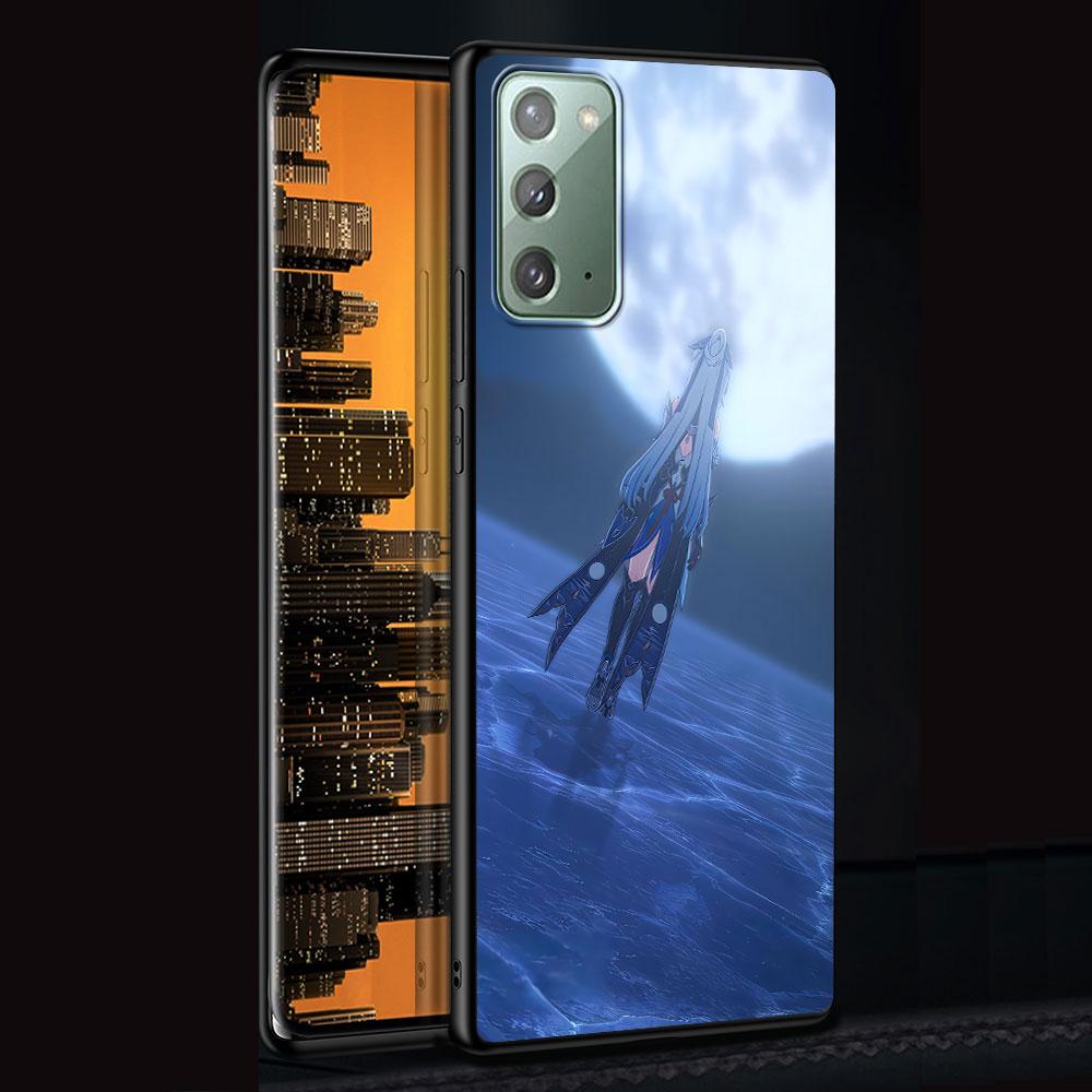 Чехол Jing Liu Honkai Star Rail для Samsung Galaxy Note 10 Plus 20 Ultra 9 8, чехол из ТПУ для телефона, черный мягкий корпус, Funda Capa