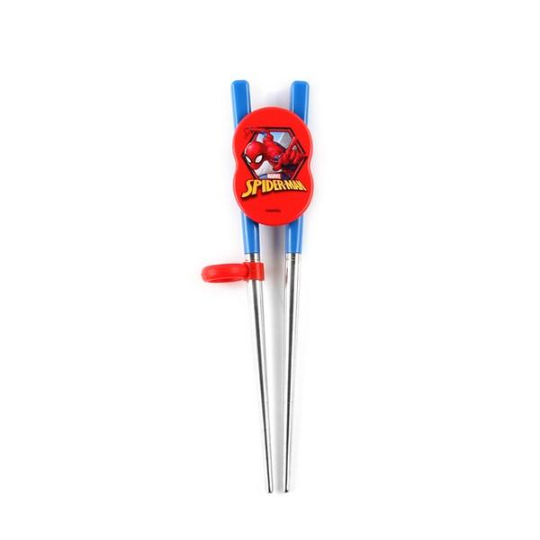 Marvel Spider-Man Peanuts Work Stainless Steel Correction Chopsticks, 1 Piece