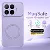 Магнитный чехол из ПУ-кожи для беспроводной зарядки Magsafe для Xiaomi Poco C75 C85X C81 M7 Plus M8 X8 X7 F5 F6 F7 F8 F9 Pro Max Ultra