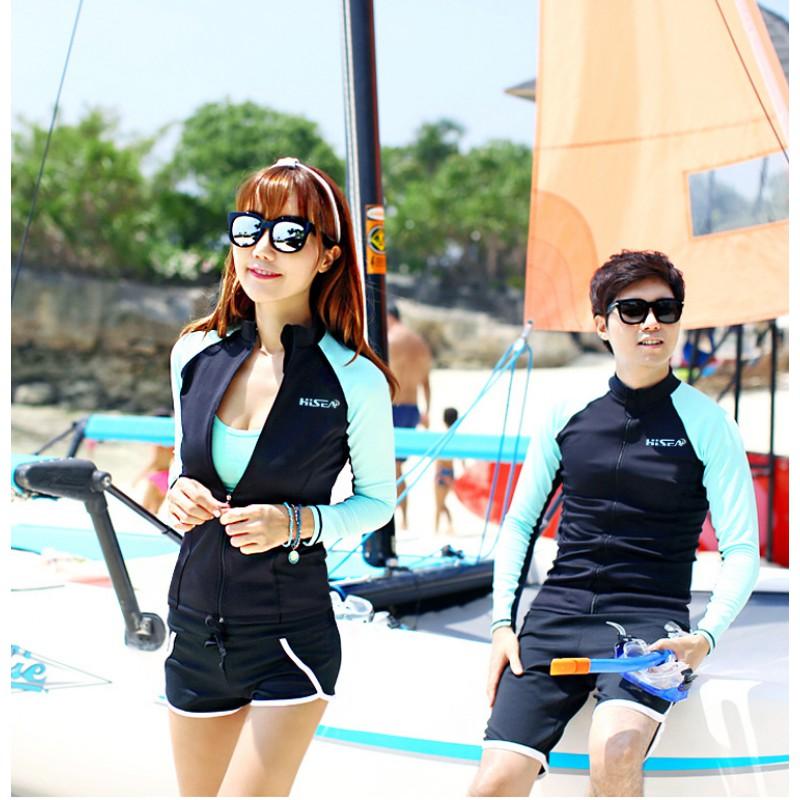 Diving Rash Guard Long Sleeve UV Protection Swim Shirt Surfing Snorkeling Beach Sun