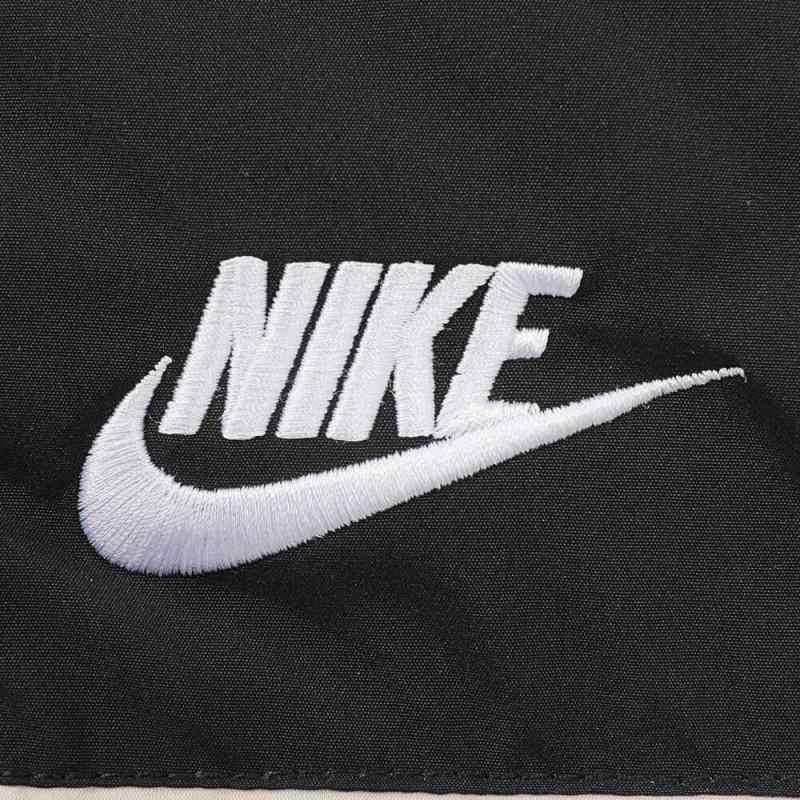 Nike Пуховик Simple Brand Logo с капюшоном, удобные детские куртки с длинным рукавом, белый-песочный NY2442051GS-002