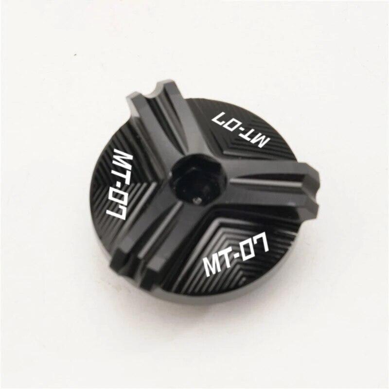 Для Yamaha MT07 TRACER MT-07 2014-2022 крышка цилиндра мотоцикла передняя и задняя крышка бачка тормозной жидкости, крышка маслозаливной горловины