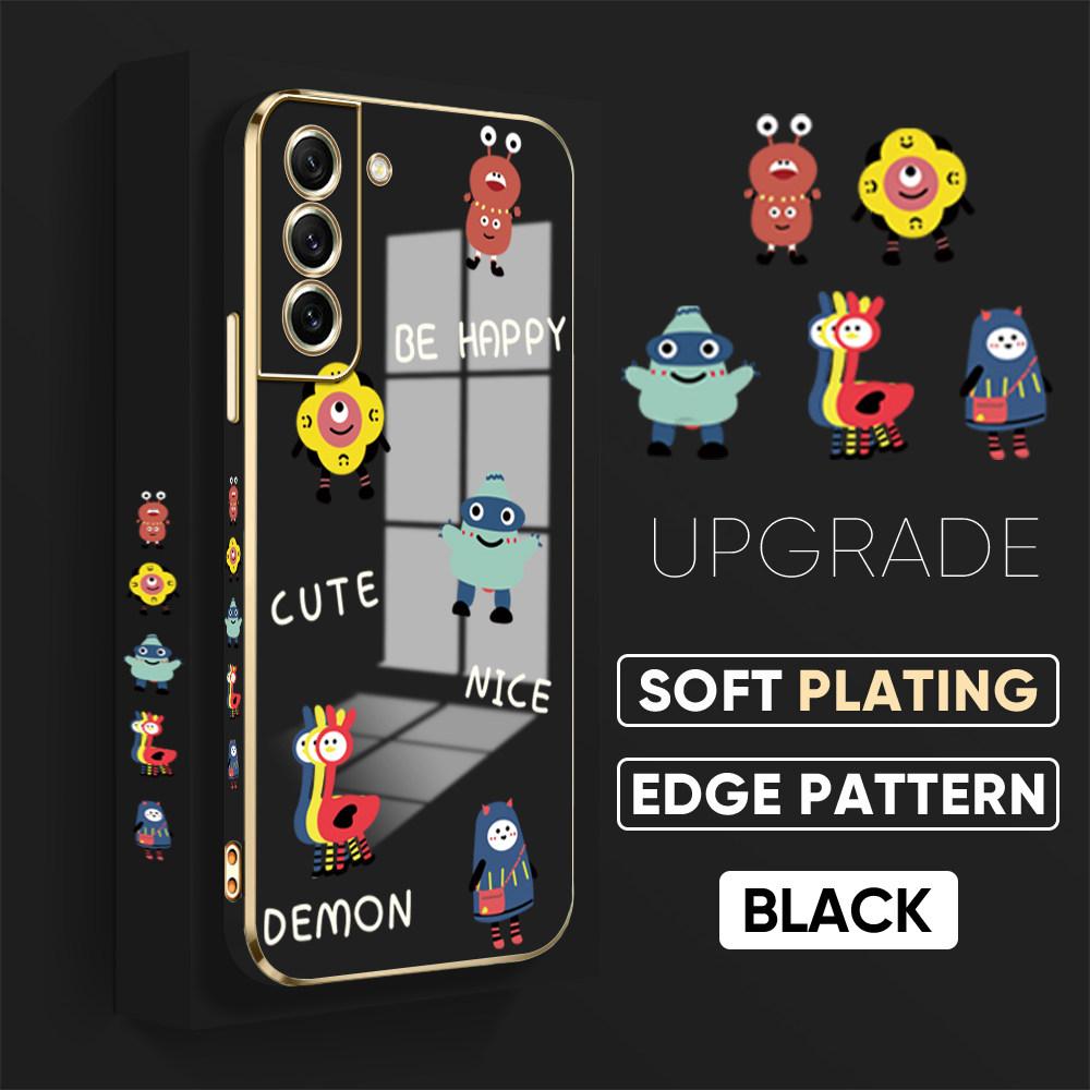 Красочные печатные узоры с квадратным краем корпуса с покрытием корпуса телефона Роскошное покрытие Мягкий чехол для телефона для iPhone Motorola Moto OnePlus Samsung