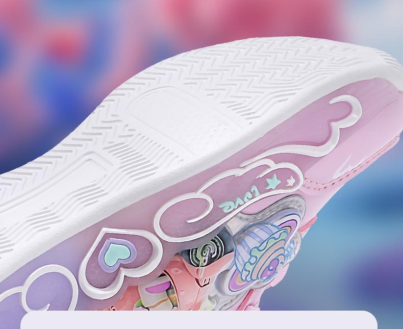 Водонепроницаемые кожаные кроссовки для бега для девочек 2025 года – противоскользящие, с мягкой подошвой, повседневные для детей старшего возраста