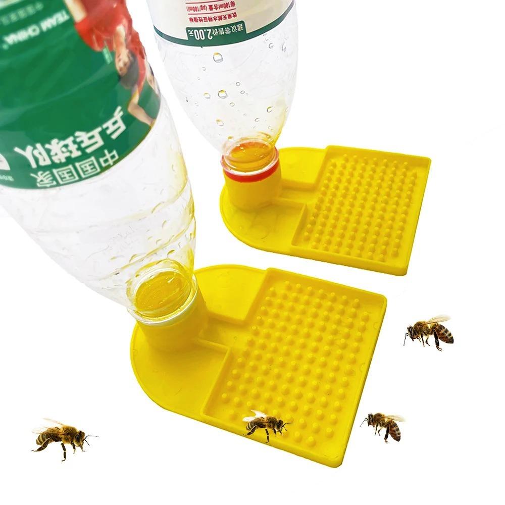 10pcs Plastic Bee Water Feeder Anti Drowning Beekeeping Tools Durable Honey Feeder  Outdoor