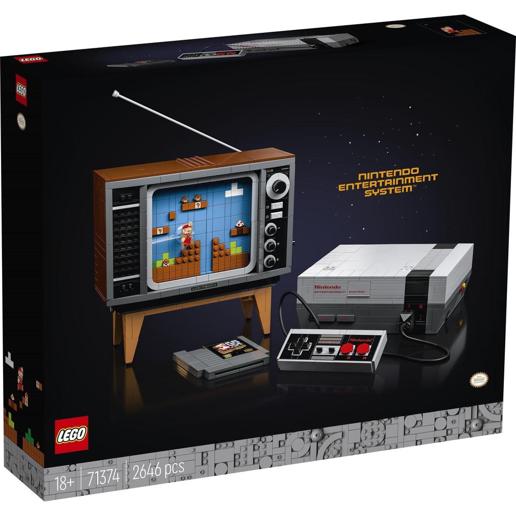 LEGO Super Mario Nintendo Entertainment System Игрушки Подарок на день рождения Блок Рождество Мужчины Женщины Mario Товары Игра 71374 LEGO(р)