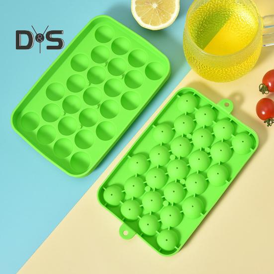 Большая емкость, легкосъемная силиконовая решетка для льда, желе, йогурт, форма для ледяного шара, холодильник, ящик для льда, пищевой контейнер для льда