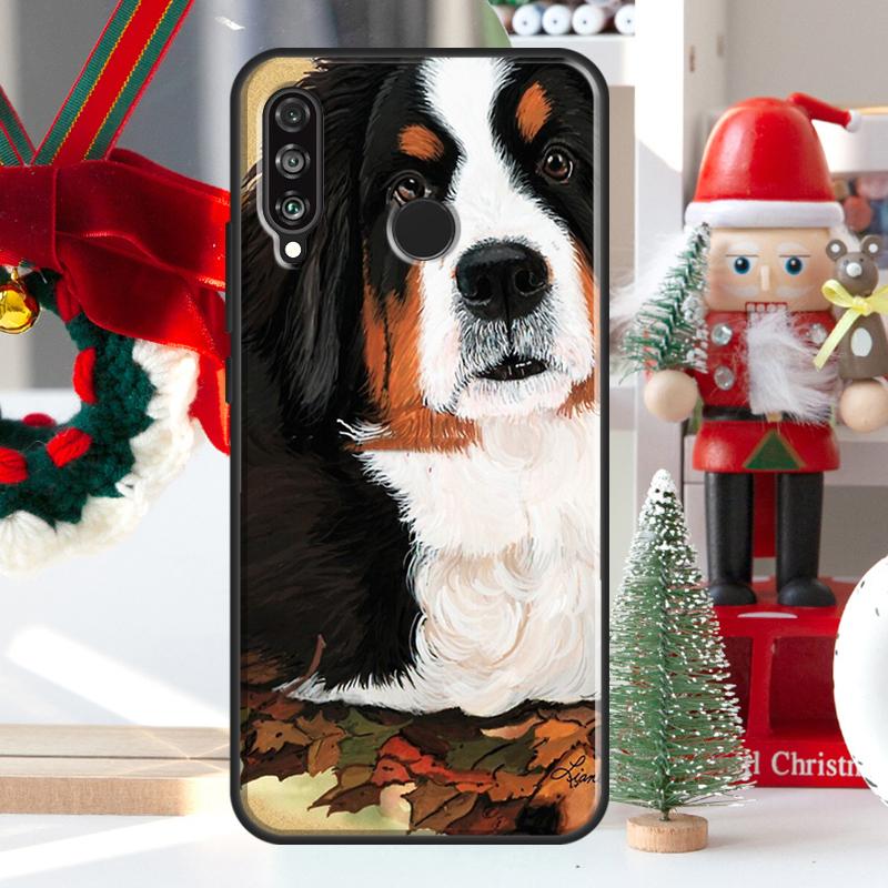 Funny Bernese Mountain Dog For Huawei Nova 7i 8i 11i 12i 12s Y73 Y70 Y90 Y60 Y72 Y61 Y91 9 10 SE P30 Pro P40 Lite Case