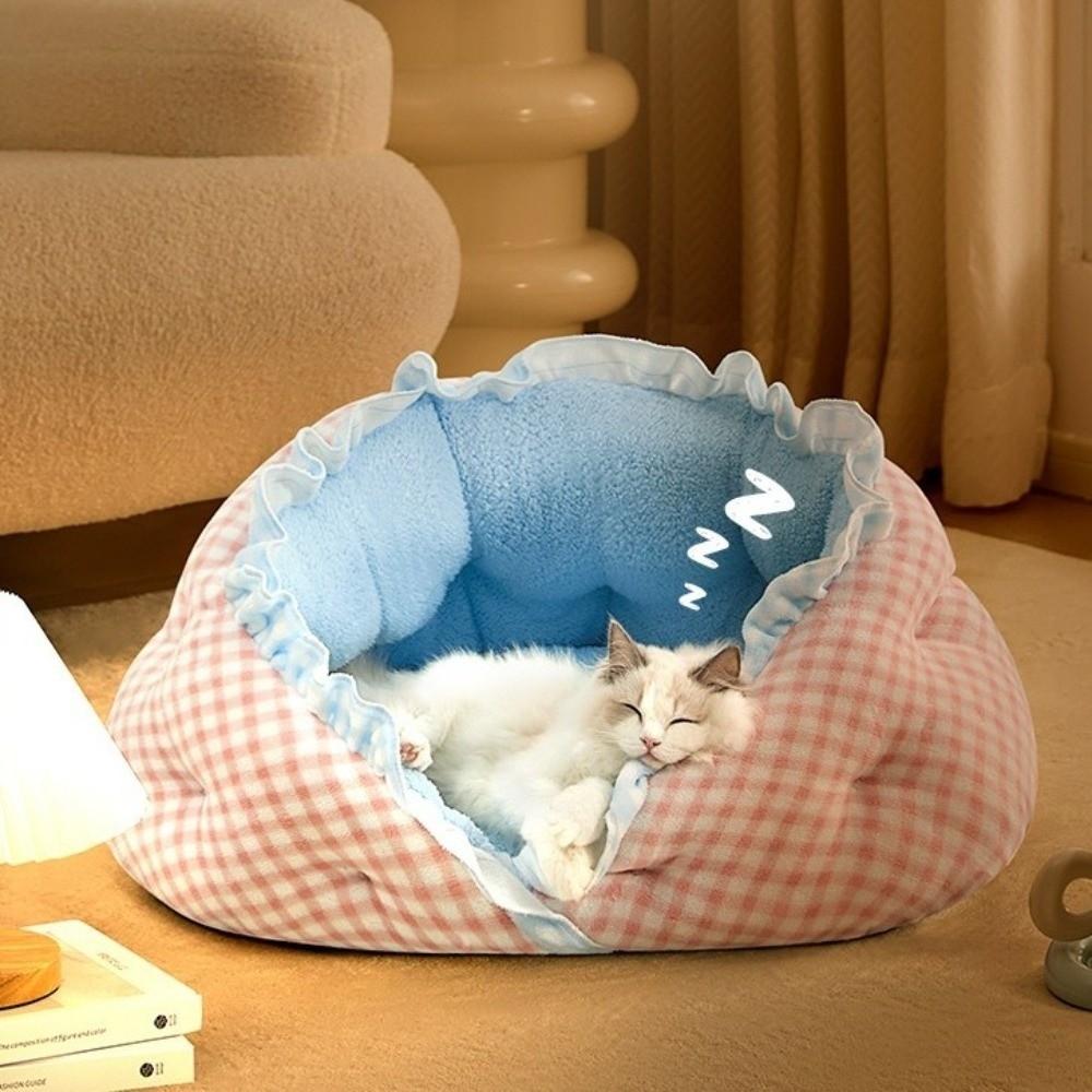 Comfortable Warm Pet Bed Soft Cat Sleeping Mattress Universal Dog Kennel Winter